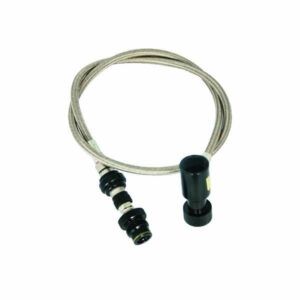 Dye Remote Hose – Steel Straight with Bleeder
