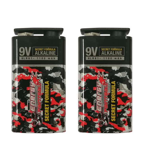 Baterie 9V Energy Paintball (2 szt) - Image 2