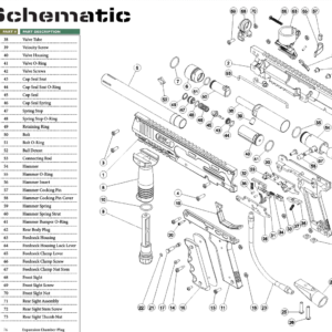 Valken V-TAC SW-1 Part #42 Valve screws