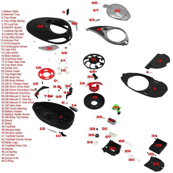 Dye R1, LT-R Top Shell tagumine klamber - Image 2