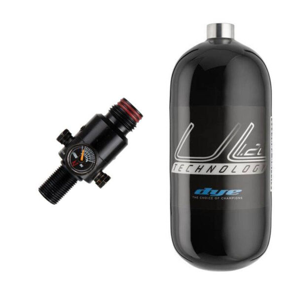 Värvaine UL Air Tank Ergo 1,2l (must) + Ninja Regulaator Ultralite V2