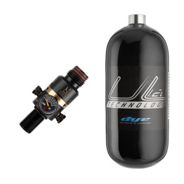 Värvaine UL Air Tank Ergo 1,2l (must) + Ninja Regulator Pro V2