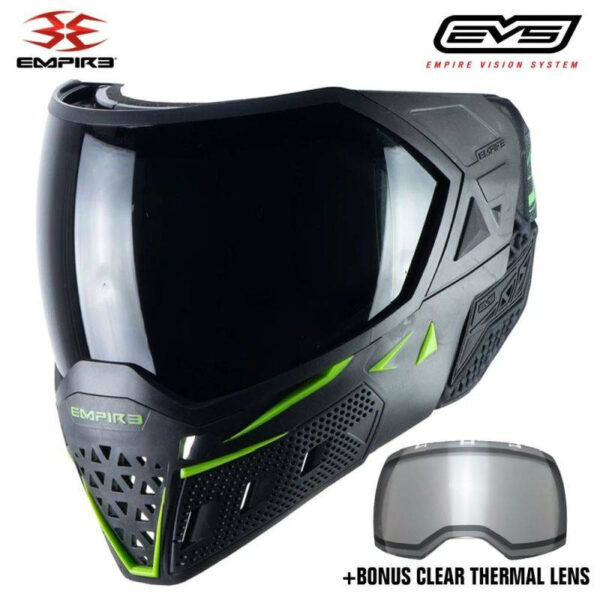 Empire EVS Goggle black/lime with 2 lenses