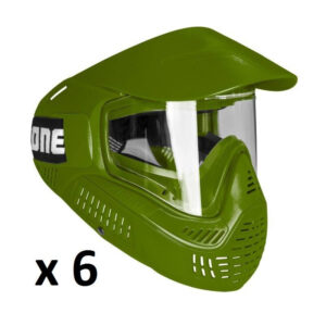 6tk: Field Goggle One Single Clear (oliiv)