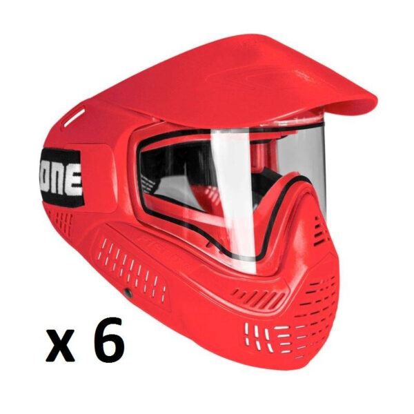 6 tk: Field Goggle One Thermal (punane)