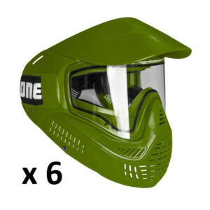 6 tk: Field Goggle One Thermal Clear (oliiv)