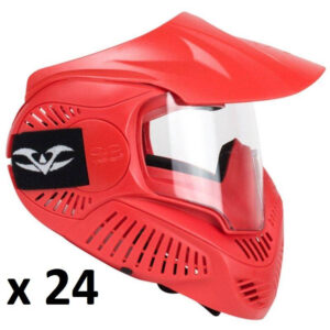 24 tk: Valken MI-3 GOTCHA Goggle Single (red)