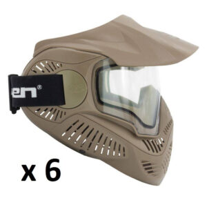 6 pcs: Valken MI-7 Goggle Thermal Lens (tan)