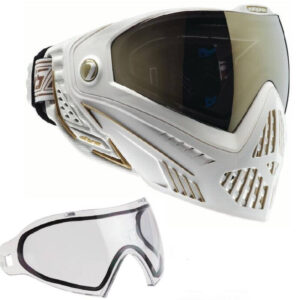 Mask DYE I5 Limited Edition (valge, kuldne) + lisaklaas