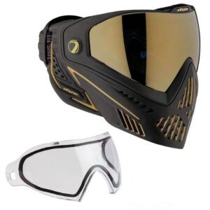 Mask DYE I5 Onyx Gold (must, kuldne) + lisaklaas