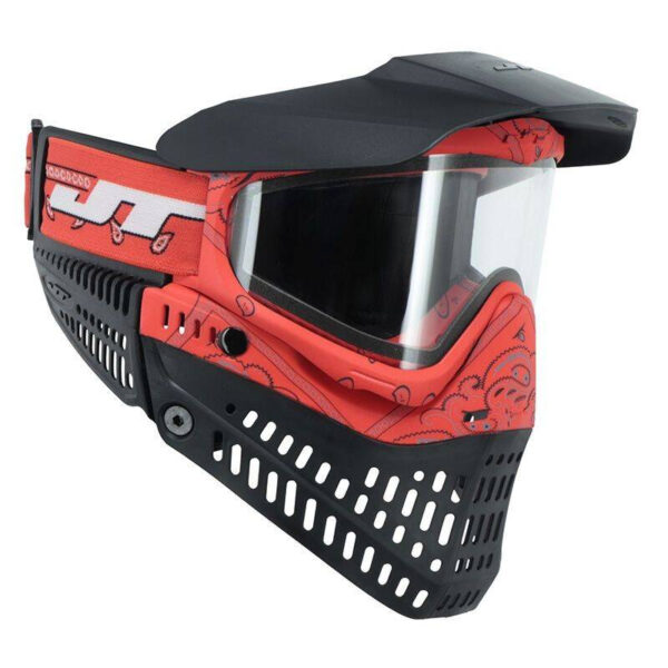 JT Proflex LE Goggle Bandana (red) with 2 Thermal Lens - Image 3